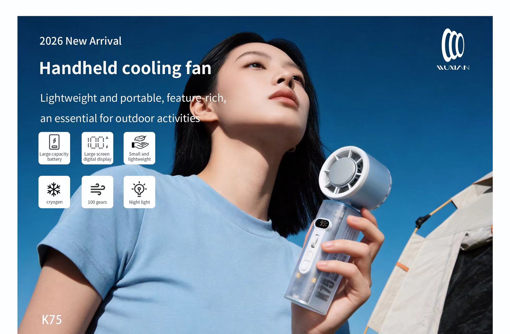 B2B Insights: K75 OEM Oscillating Handheld Cooling Fan: The 2026 U.S ...