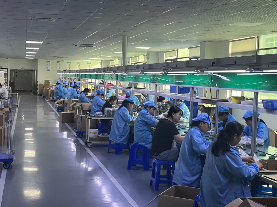 Shenzhen Wuxian Technology Factory Production Line - Professional Fivechord Turbo Jet Fan Manufacturer