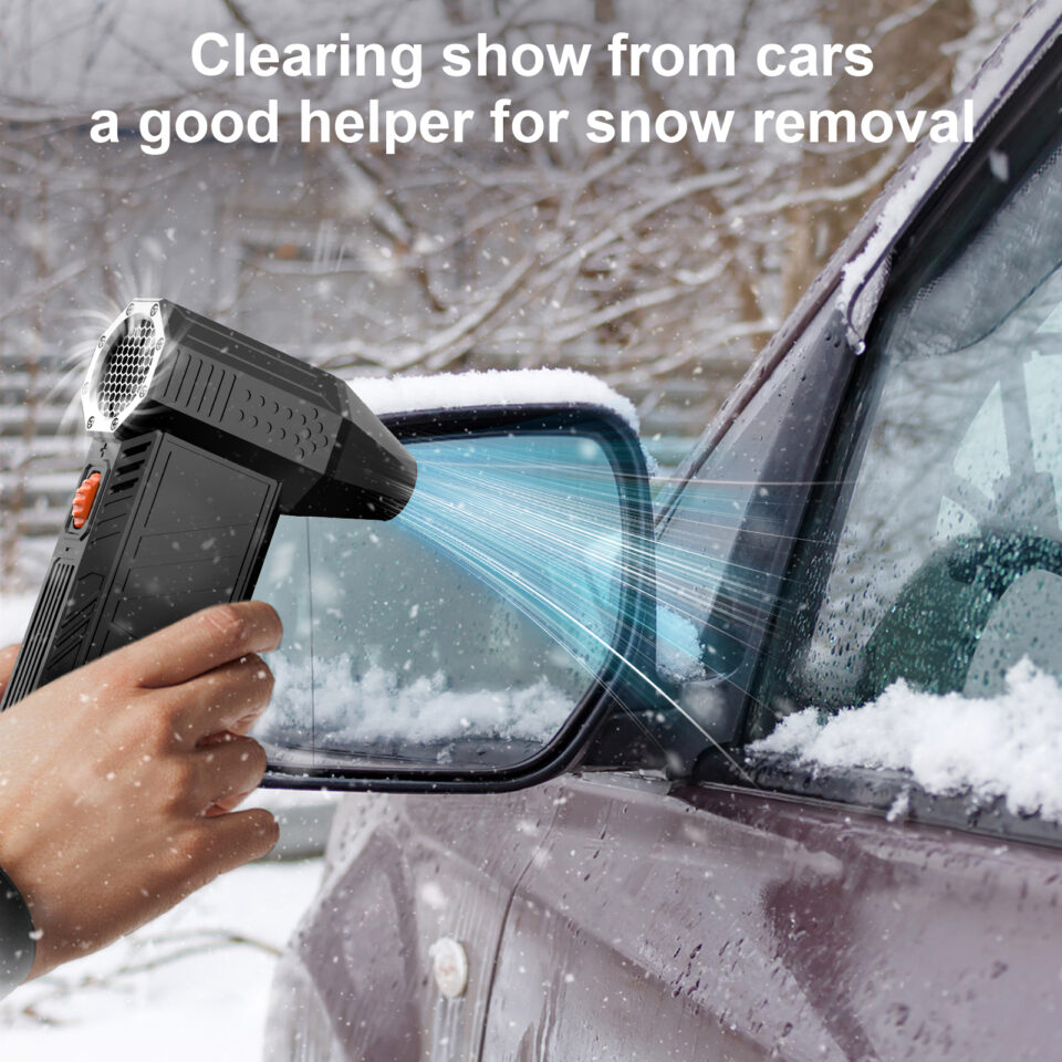 Fivechord WX-06 Turbo Jet Fan for Car Snow Removal and Drying - 130,000 RPM High-Speed Blower
